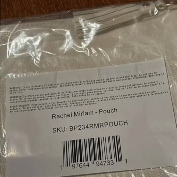 Rachel  Miriam Eve Vegan Leather Clutch - Picture 5 of 5